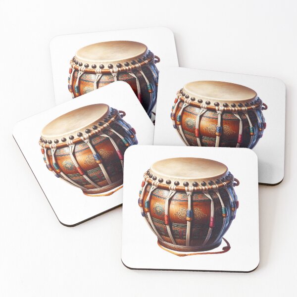 Item preview, Traditional Korean Janggu Drum designed and sold by MomiDStudio.