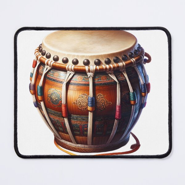 Item preview, Traditional Korean Janggu Drum designed and sold by MomiDStudio.