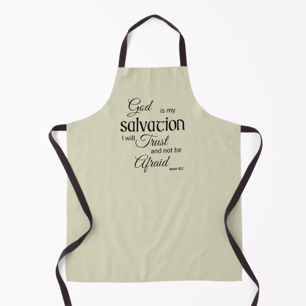 Item preview, God is my Salvation Inspirational Quote Black and White Design designed and sold by adriana-holmes.