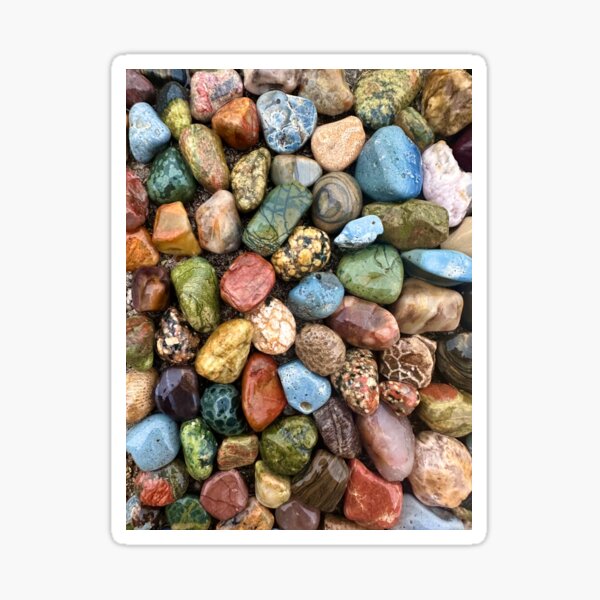 Lake Michigan Rocks Sticker