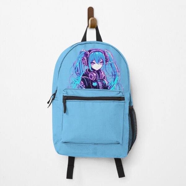 Item preview, Anime Dj Girl With Blue Hair designed and sold by SugarInk.