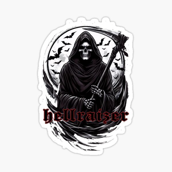 HellRaizer Reaper Moon Sticker