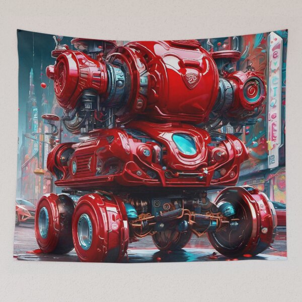 Item preview, Red Rover Robot - Cyber City concept designed and sold by Delerat7.