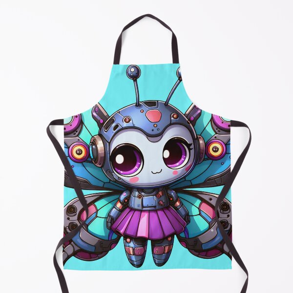 Item preview, Cute Cyberpunk Robot Butterfly! designed and sold by kukamatsu.
