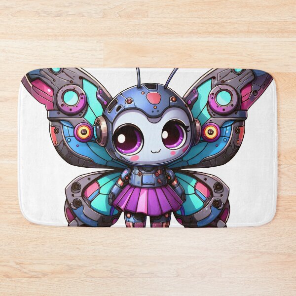 Item preview, Cute Cyberpunk Robot Butterfly! designed and sold by kukamatsu.