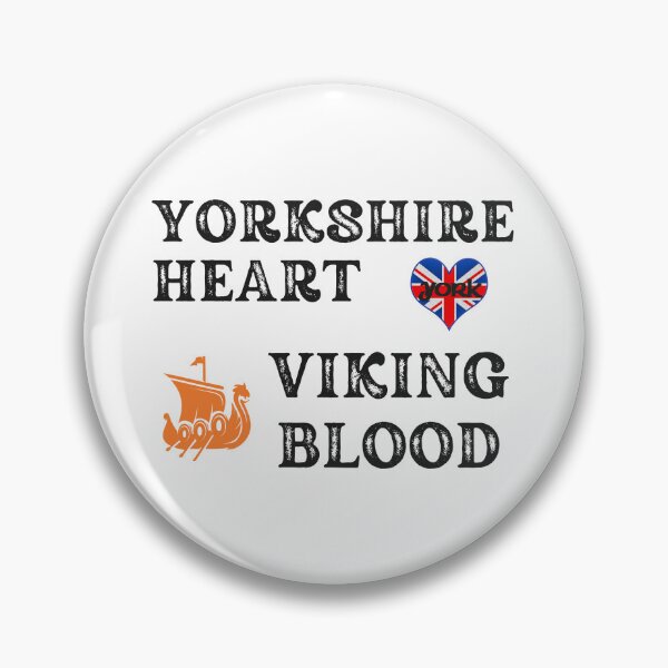 Item preview, Yorkshire Heart Viking Blood. Gift ideas for historical enthusiasts. designed and sold by LindaLG.