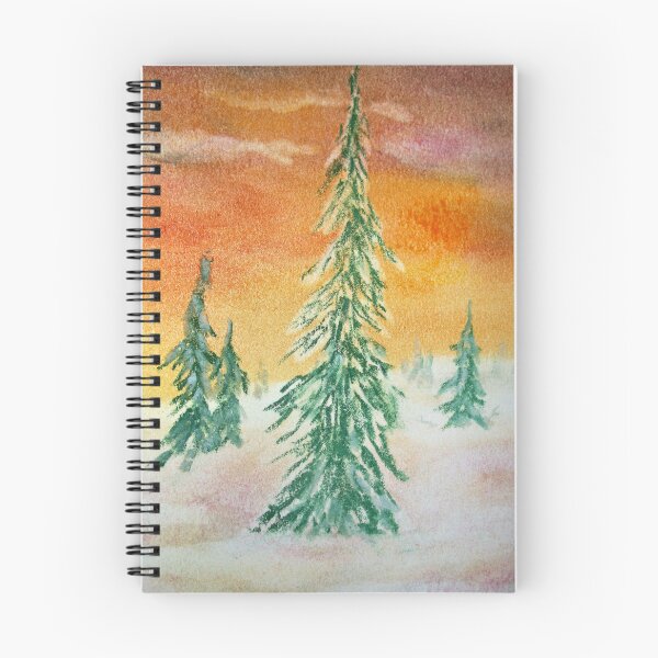 Item preview, Snow Covered Pines at Sunset designed and sold by Scott and Mary Schneider art_photography.
