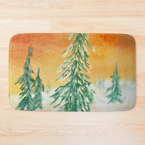 Item preview, Snow Covered Pines at Sunset designed and sold by Scott and Mary Schneider art_photography.