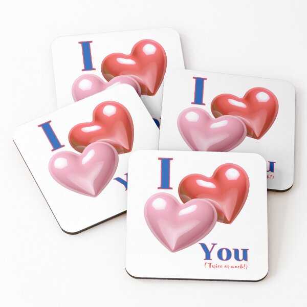Item preview, I Love YOU! (Twice As Much!) designed and sold by HolidaysBlaze Designs For You.