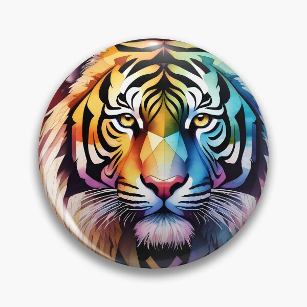 Item preview,  Colorful Tiger Digital Art designed and sold by deepakrode7.