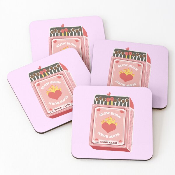 Item preview, Slow Burn Book Club Book Trope Pink designed and sold by StickyBook.