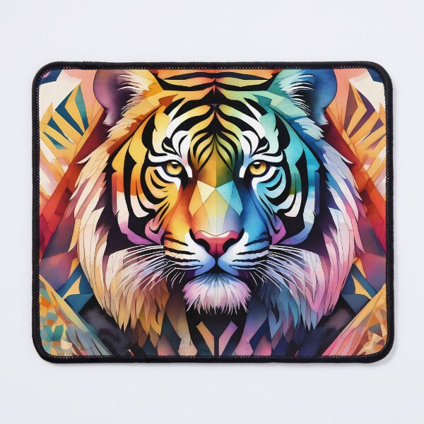 Item preview,  Colorful Tiger Digital Art designed and sold by deepakrode7.