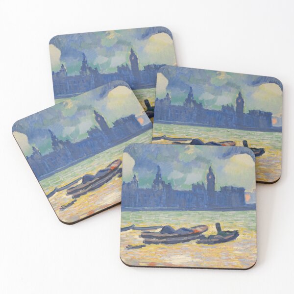 Item preview, Andre Derain - city and 3 boats designed and sold by MARTART9.