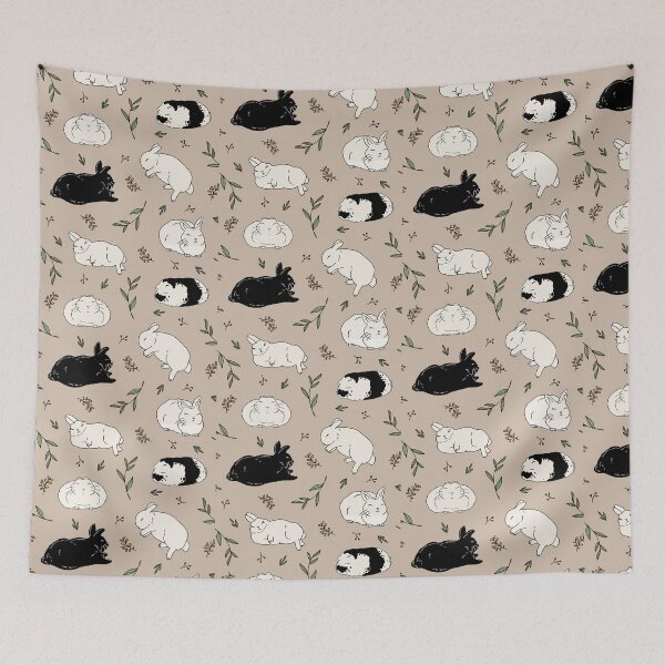 Item preview, Sleepy Bunny Pattern designed and sold by rageofthenerd.