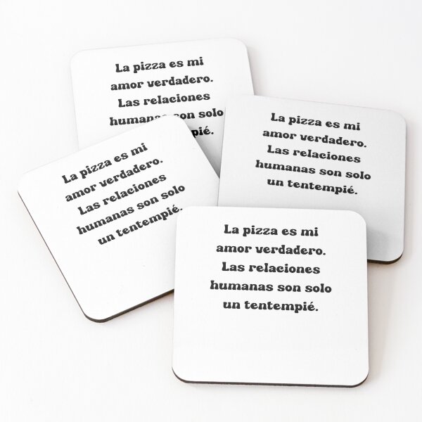 Item preview, La pizza es mi amor verdadero. Las relaciones humanas son solo un tentempié. designed and sold by Mechanical-Artt.