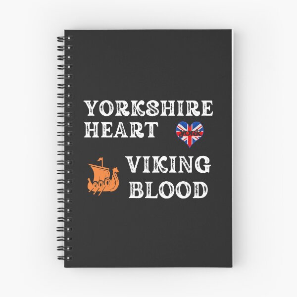 Item preview,  Yorkshire Heart Viking Blood. White text.Gift ideas for historical enthusiasts. designed and sold by LindaLG.