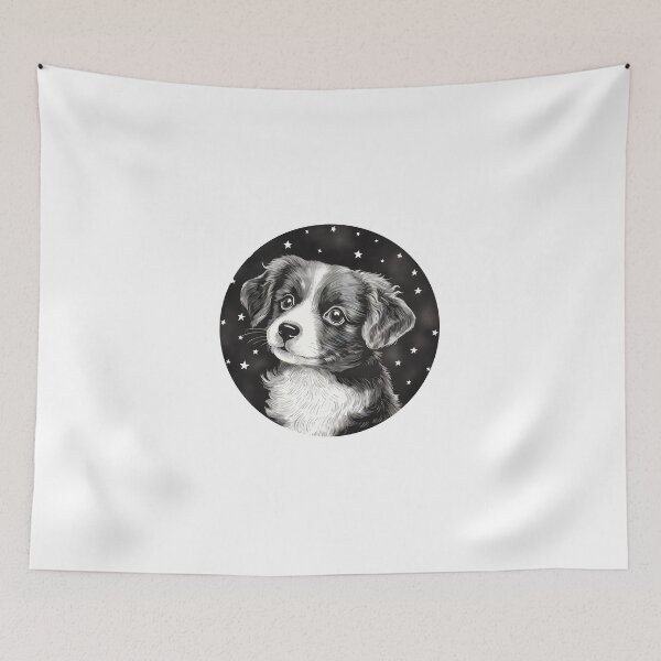 Item preview, Dog Lover's Dream - Cute Puppy Art  designed and sold by ColorConsole.