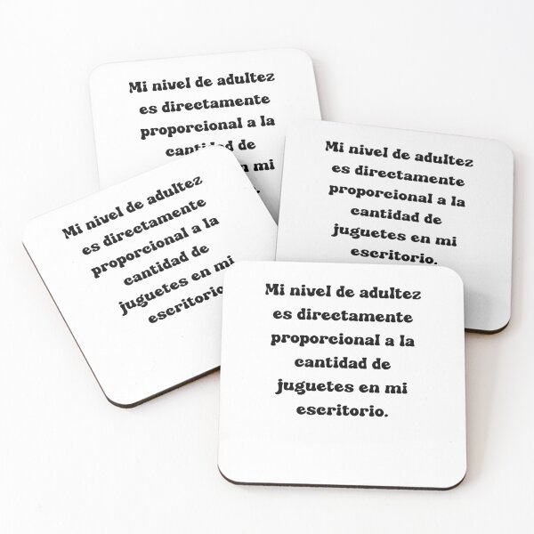 Item preview, Mi nivel de adultez es directamente proporcional a la cantidad de juguetes en mi escritorio. designed and sold by Mechanical-Artt.