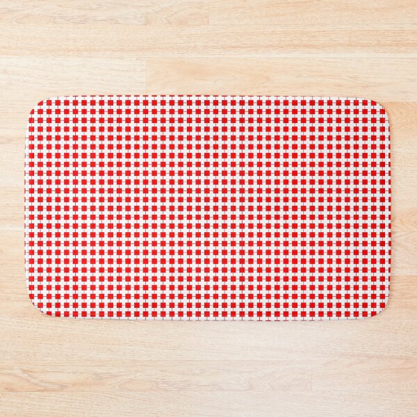Item preview, Red and White Block Pattern designed and sold by LionessLove.