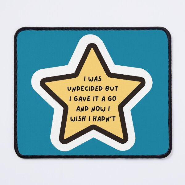 Item preview, i was undecided but i gave it a go and now i wish i hadn’t designed and sold by Alyn8.