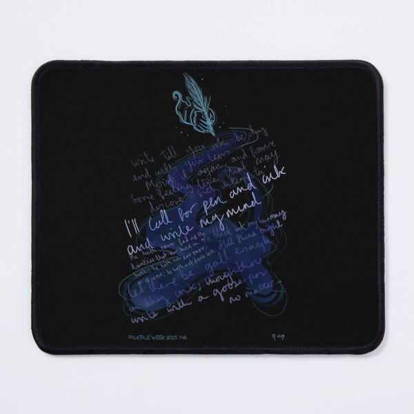 Item preview, I'll Call for Pen and Ink (Dark mode) designed and sold by gingernoodleuk.