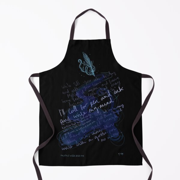 Item preview, I'll Call for Pen and Ink (Dark mode) designed and sold by gingernoodleuk.