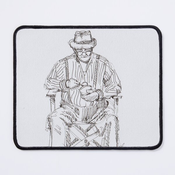 Item preview, Man Eating Tub Of Ice Cream Drawing designed and sold by MikeJory.