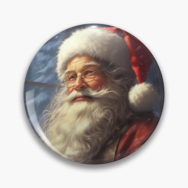 Item preview, a painting of a santa claus sitting in front of a christmas tree designed and sold by Mickeymouse2023.