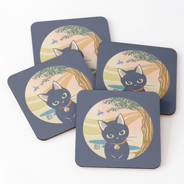 Item preview, The Wind And Black Cat designed and sold by BATKEI ART.
