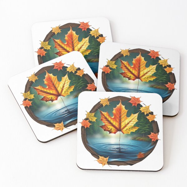 Item preview, Autumn Leaves Serenity - Nature-Inspired T-Shirt Design designed and sold by arfazel-shutter.