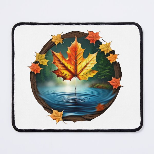 Item preview, Autumn Leaves Serenity - Nature-Inspired T-Shirt Design designed and sold by arfazel-shutter.