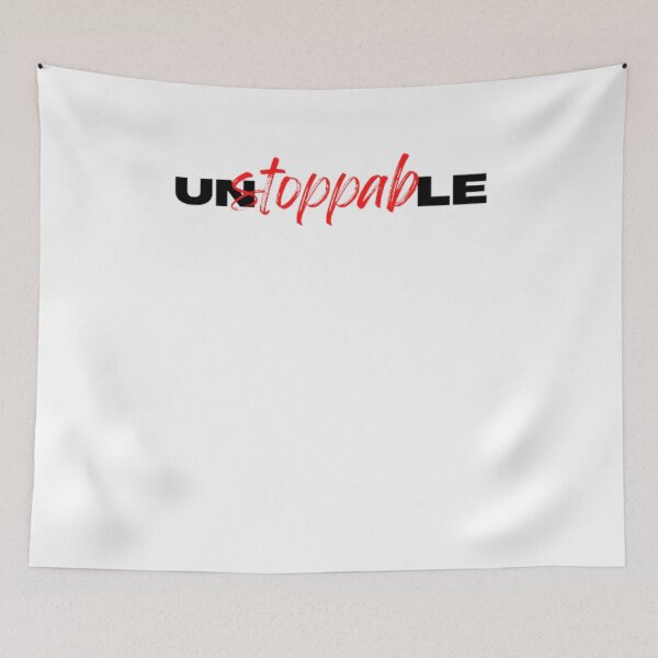 Item preview, Unstoppable Force Typography Design designed and sold by NAVOZKA.