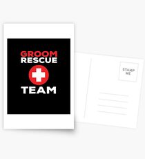 Groom Rescue Team V8 Postcards