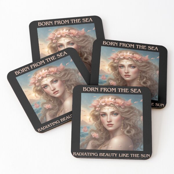 Item preview, Aphrodite Greek Goddess of Love and Beauty Quote designed and sold by TheLocoShop.