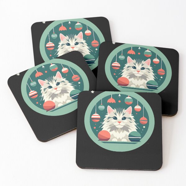 Item preview, Maine Coon Cat Xmas Ornament, Love Cats designed and sold by Logiamerch.