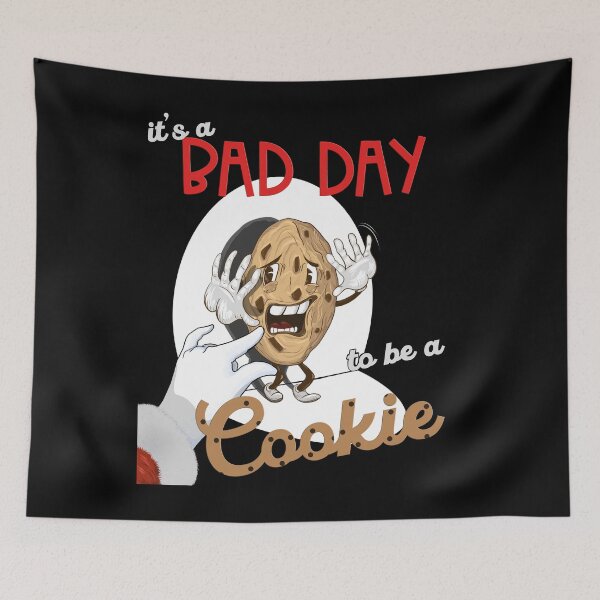 Artikelvorschau, Lustiger Panik-Keks – Weihnachten „It's A Bad Day To Be A Cookies“ entworfen und verkauft von TuuliTuule.