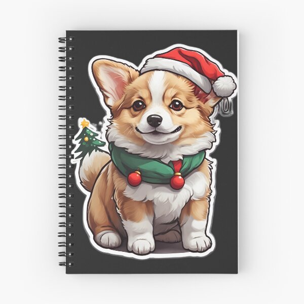 Item preview, Christmas welsh corgi in holiday gear designed and sold by DBPauwels.