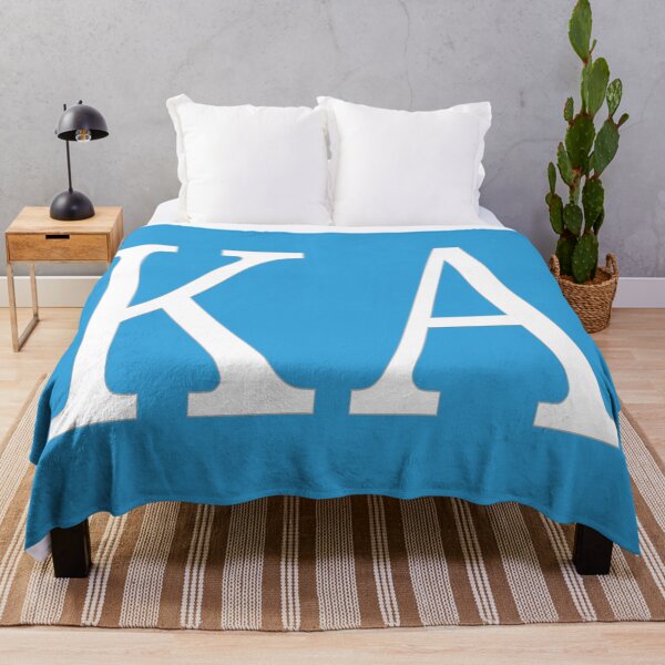 Item preview, KA Initials Monogram Elegant White Letters designed and sold by Jeallan Designs.