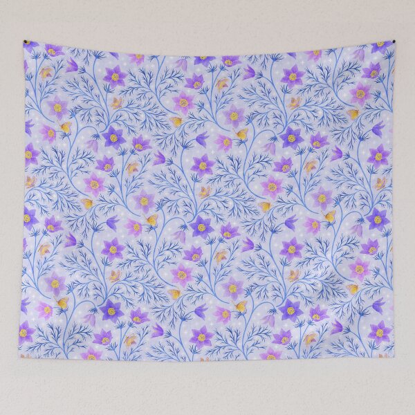 Item preview, The Cambridgeshire Pasqueflower designed and sold by RebeccaFlaherty.