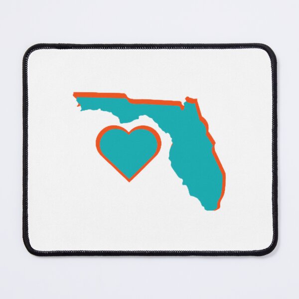 Item preview, Florida Heart Design, Green And Orange. designed and sold by PNWEnergy.