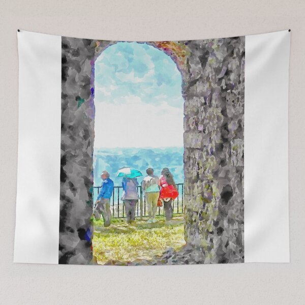Item preview, Tourist at the roman temple of Giove Anxur designed and sold by Giuseppe Cocco.