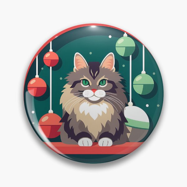 Item preview, Maine Coon Cat Xmas Ornament, Love Cats designed and sold by Logiamerch.