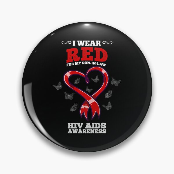 Item preview, I Wear Red For My Son In Law HIV AIDS Awareness designed and sold by EagmianPheolea.