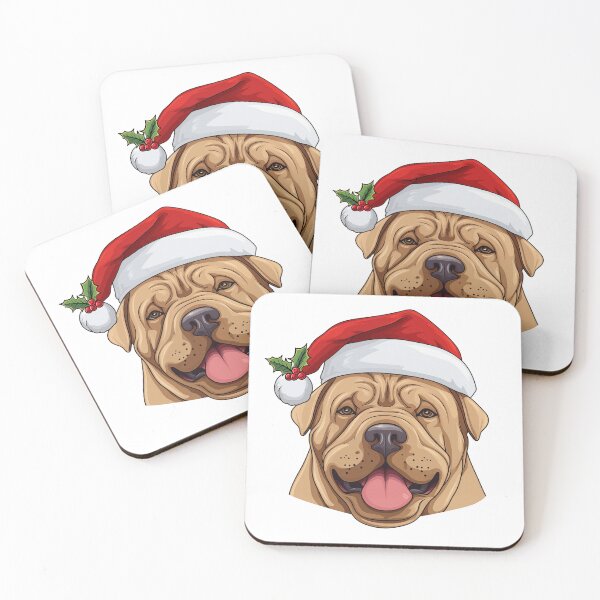 Item preview, Christmas Sharpei Dog designed and sold by wotsthis.