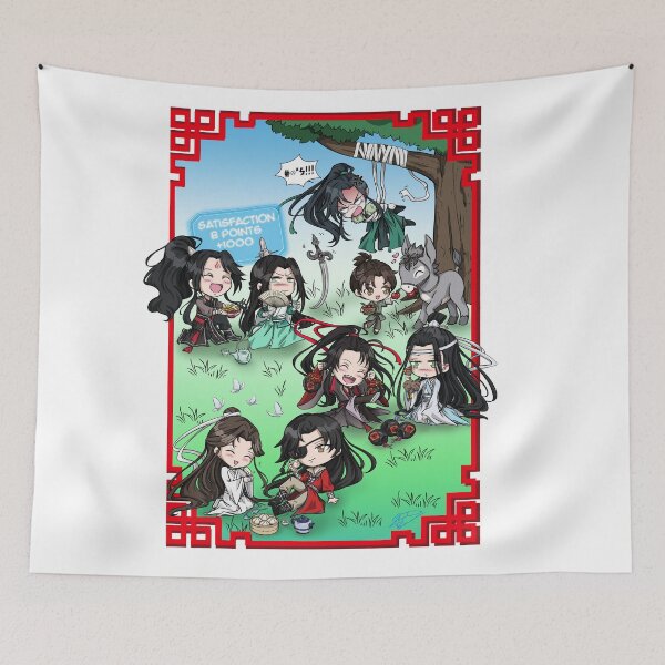 Aperçu de l'œuvre Illustration de fan de MXTX Danmei Picnic par Stefie Bowser créée et vendue par Legacy Official Shop.