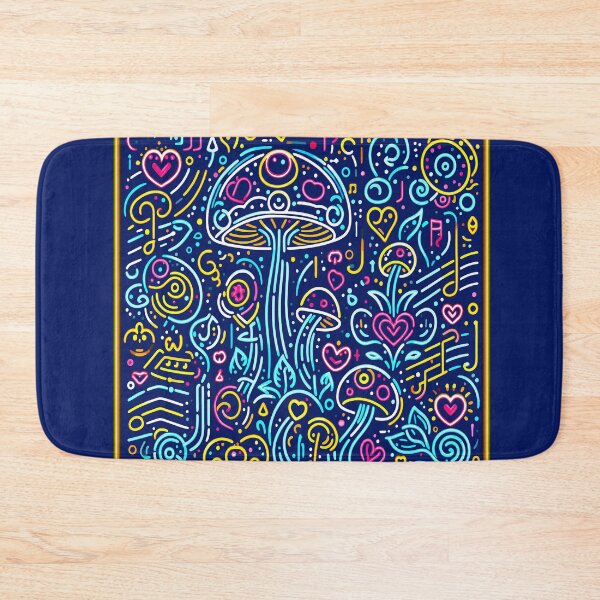Item preview, Bright Lights - Wild Nights - Psychedelic Neon Graphic designed and sold by HeavyHits.