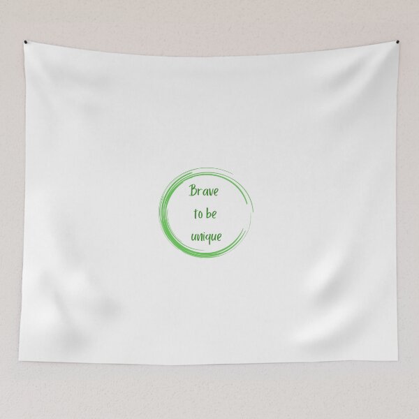 Item preview, brave to be unique quotes design designed and sold by Arulsanthosh.