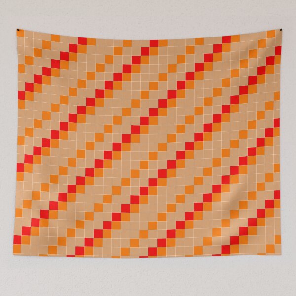 Item preview, diagonal pixel pattern designed and sold by NAGNE.