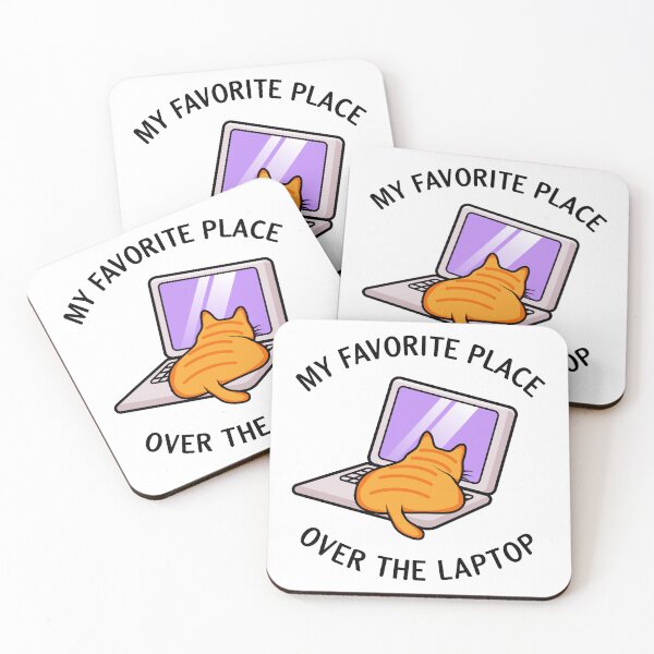 Item preview, " Cat Sitting on Laptops " for cat lover designed and sold by Gravy-tee07.