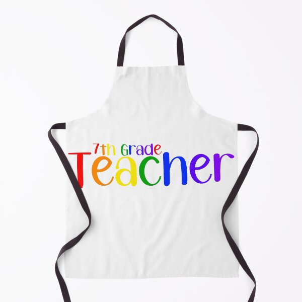 Item preview, 7th Seventh Grade Teacher in Rainbow designed and sold by noelle20.